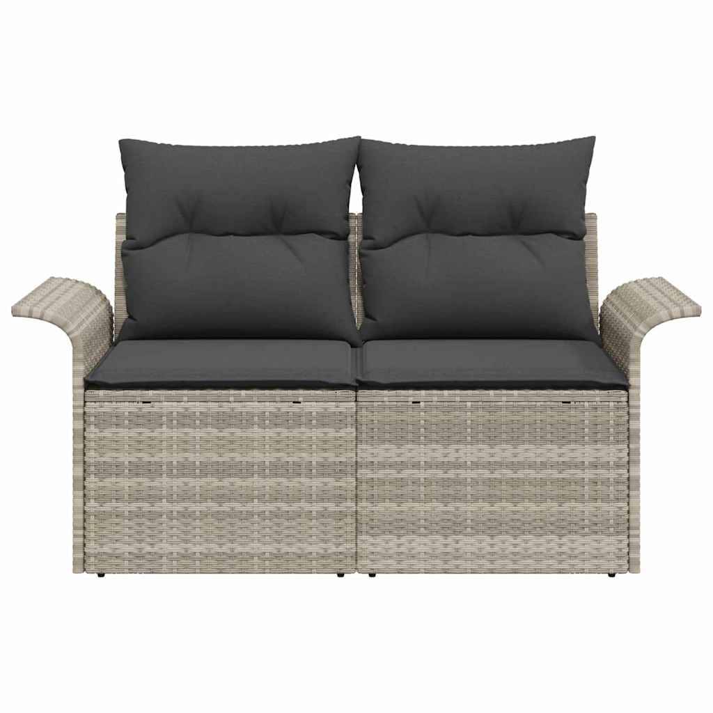 ComfortXL - Canapé Extérieur Compact Polyrotin Gris Clair & Résistance UV pour Aménagement Terrasse Durable Gris – ComfortXL Outdoor Living - Image 5