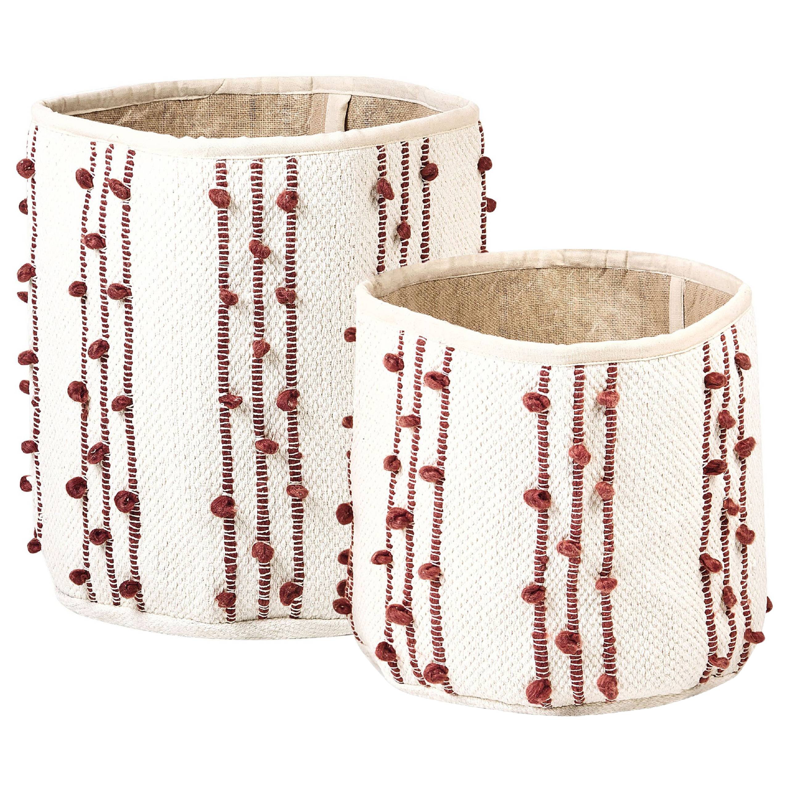 Beliani - Corbeille Coton Beige KHEL - Beliani - Image 2