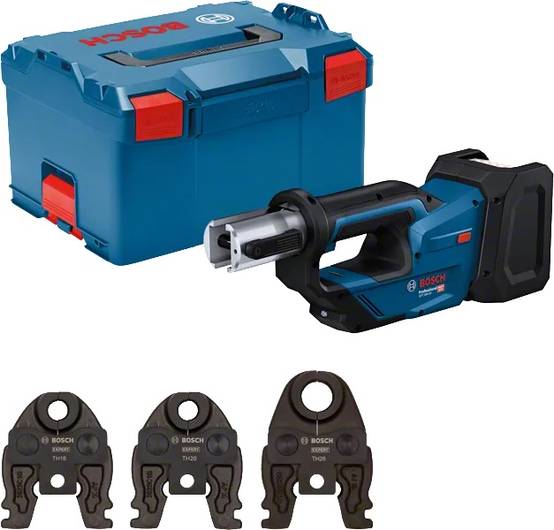 Bosch - Sertisseuse 18V GPT 18V-19 avec kit mâchoîre TH (sans batterie ni chargeur) + L-BOXX - BOSCH - 06019M2004 - Image 1
