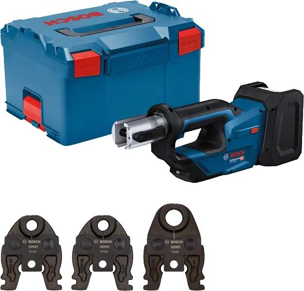 Bosch - Sertisseuse 18V GPT 18V-19 avec kit mâchoîre TH (sans batterie ni chargeur) + L-BOXX - BOSCH - 06019M2004 - Image 1