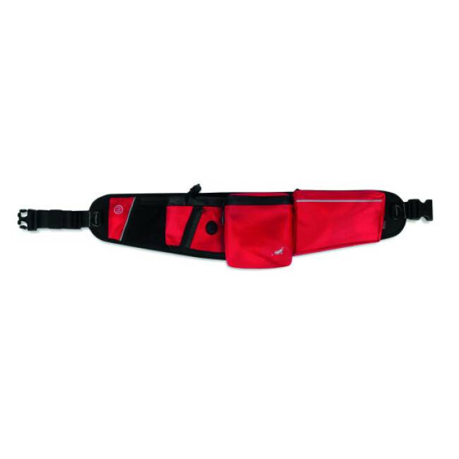 Company of animals - Ceinture réglable Multi Poches - Rouge