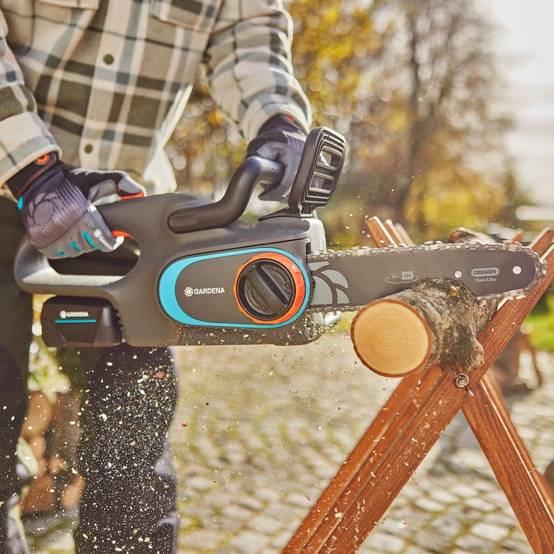 Gardena - Tronçonneuse à batterie – PowerSaw 25/18V P4A – Guide 25 cm – Chaîne 3/8” - Image 6