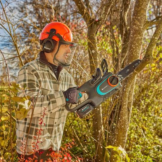 Gardena - Tronçonneuse à batterie – PowerSaw 25/18V P4A – Guide 25 cm – Chaîne 3/8” - Image 8