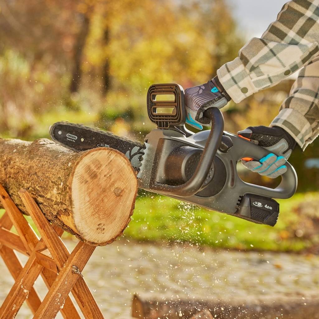 Gardena - Tronçonneuse à batterie – PowerSaw 25/18V P4A – Guide 25 cm – Chaîne 3/8” - Image 7