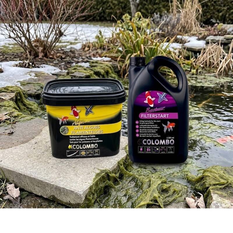 Pack Traitement Printemps Bassin 5000L - 1000ml Anti-Algues et Bactéries