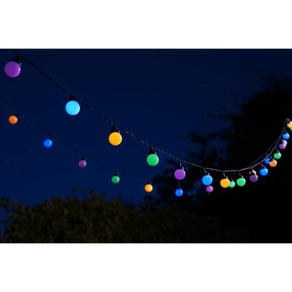 Smart Garden - Guirlande Festoon - SMART GARDEN - MultiPower BT - 35 Lumens - 30 ampoules - Plastique - L 4.35 m - Image 3