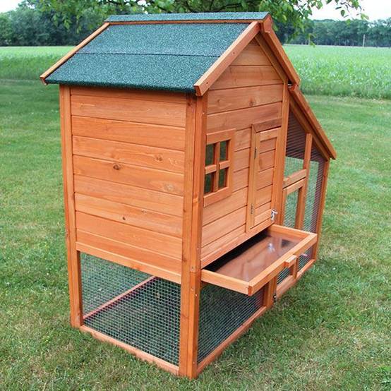 Cage Clapier Enclos lapin petits animaux 140 x 120 x 55 cm Modele : 032 Ferme - Image 7