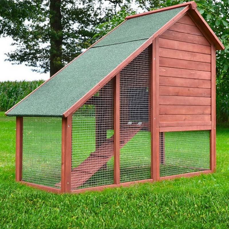 Cage Clapier Enclos lapin petits animaux 140 x 120 x 55 cm Modele : 032 Ferme - Image 5