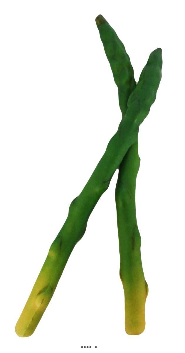 Asperge verte artificielle superbe de réalisme L 24cm, D 2cm, 10g - Image 2