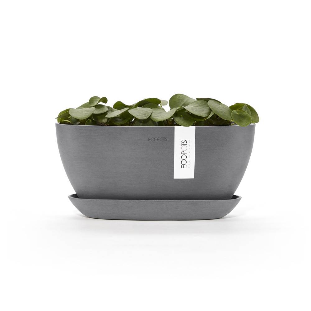 Ecopots - Pot Ovale Sofia 30 + Soucoupe - 30 x 13 x H. 13,9 cm - 2,7 L ECOPOTS - Image 3