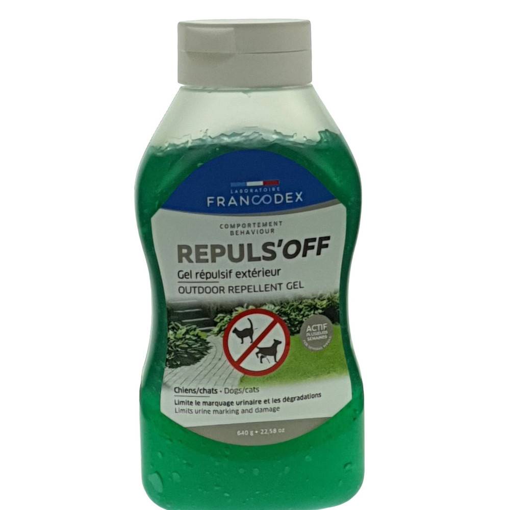 Francodex - Gel répulsif extérieur RÉPULS'OFF 640 g chat et chien - Image 1