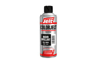 Colorjet noir brillant - ITW SPRAYTEC - Peinture de retouches RAL 9005 - BOMBE DE 400ML - 5701