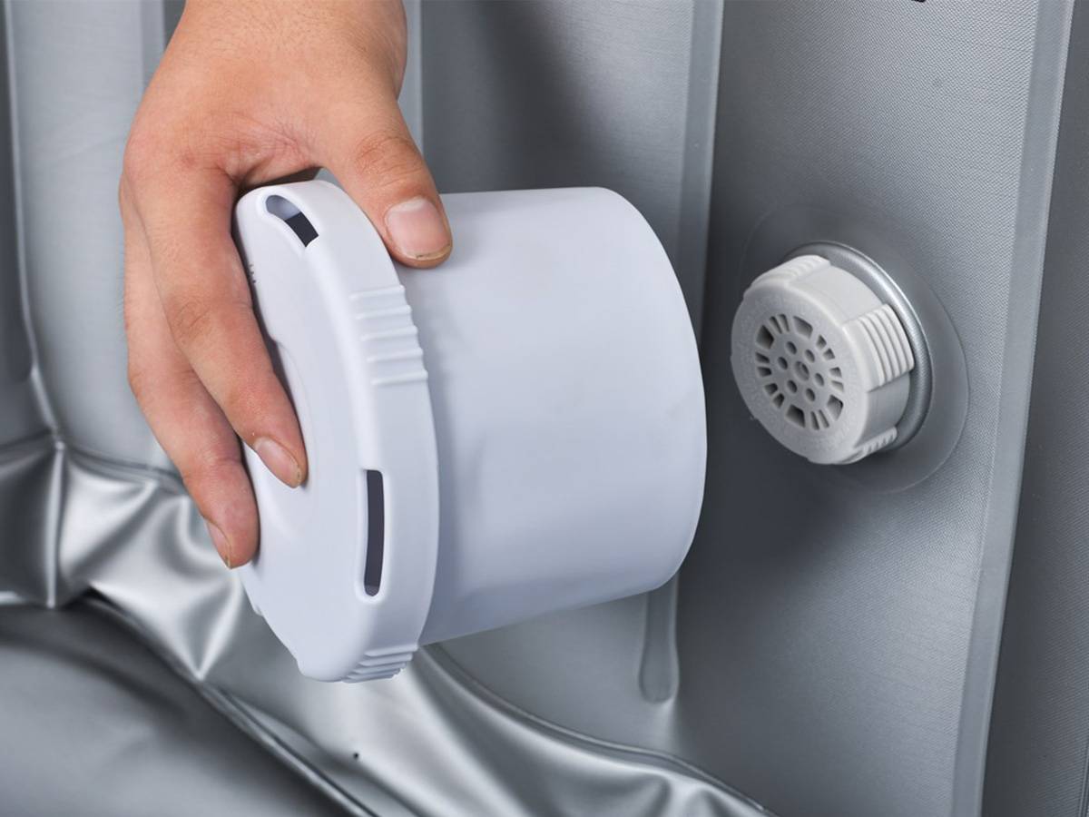 Netspa - Spa gonflable Caïman carré Bulles 4 places - Netspa - Image 9