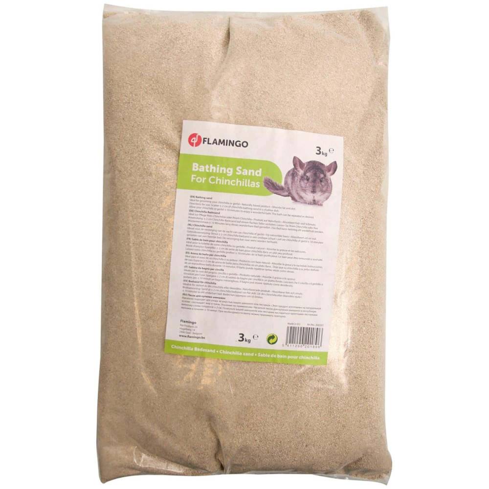 Sable de bain pour chinchilla 3 kg. - Image 1