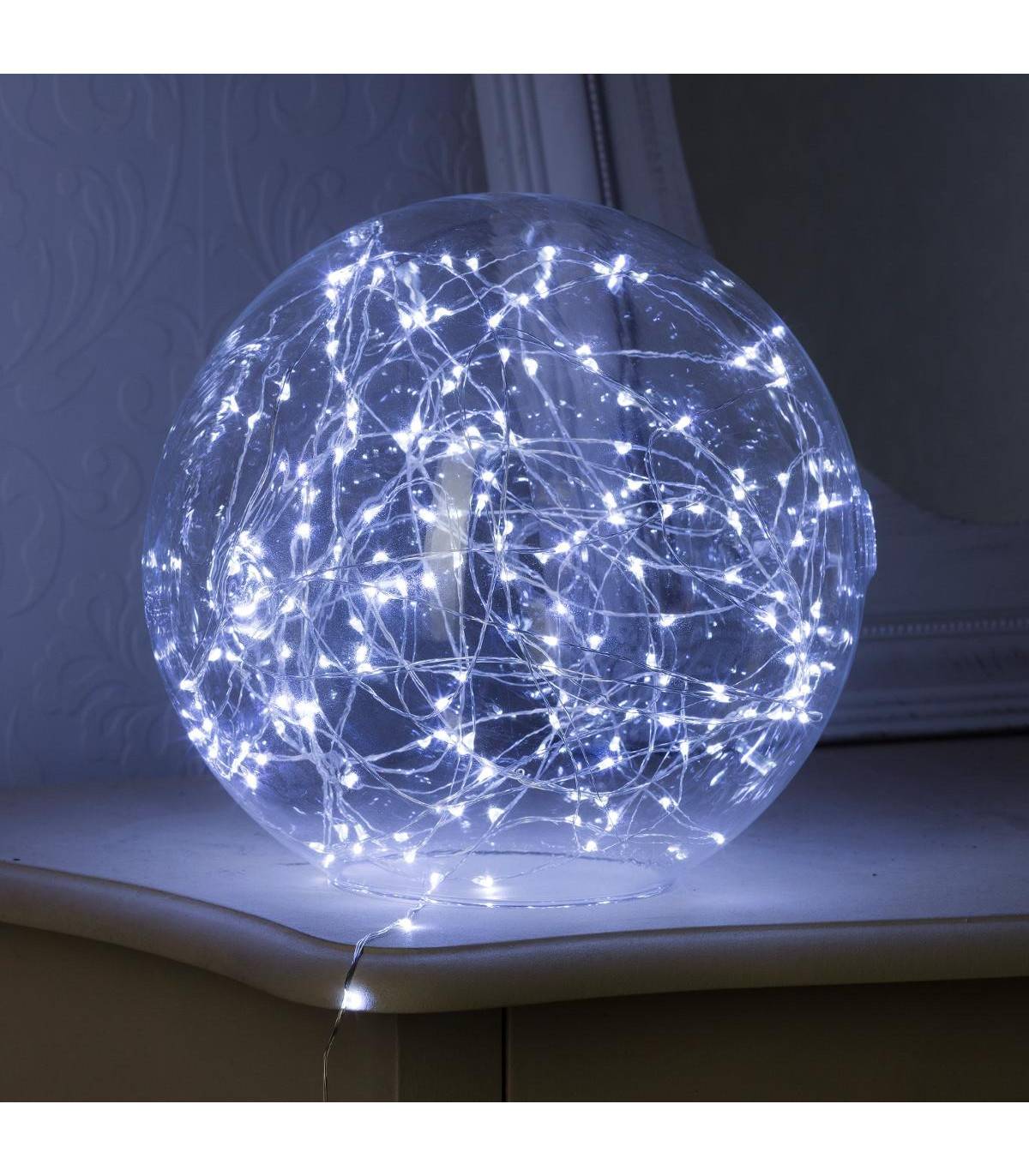 Sans Marque - Guirlande lumineuse intérieur 2m blanc froid 20 LED à piles FEERIC LIGHTS & CHRISTMAS - Image 3