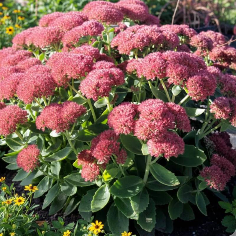 Orpin Herbstfreude, Sedum à fleurs Rose/ - feuillage Caduc - Godet - 5/20 cm