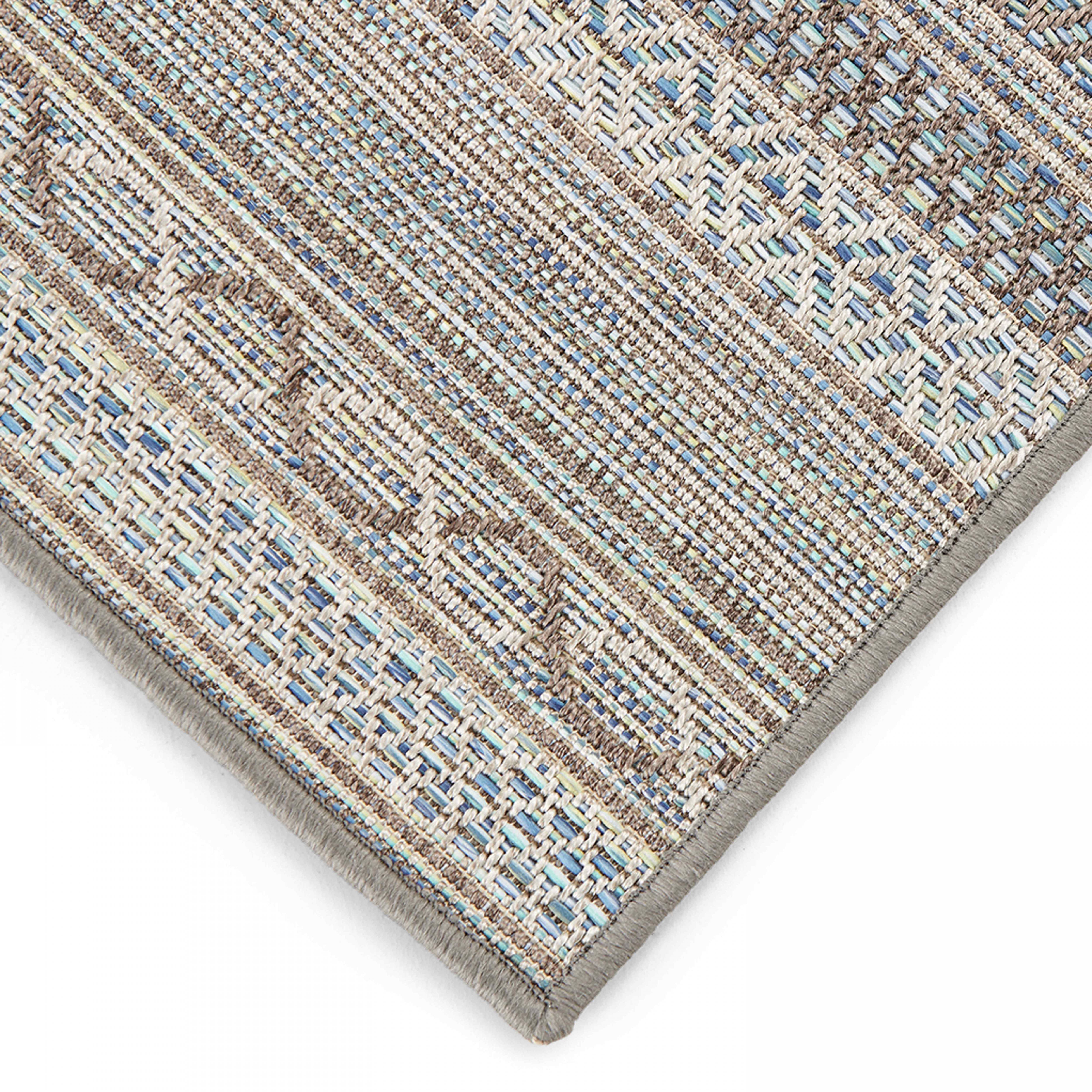 Oviala - Tapis rectangulaire en polypropylène 160x230 cm gris Urda - Oviala - Image 4