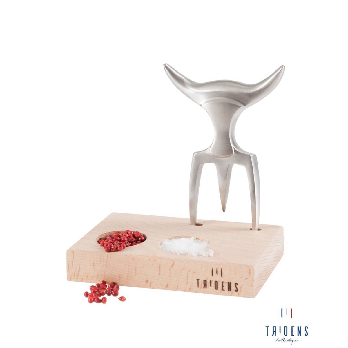 TRIDENS - Fourchette avec support bois - Image 1