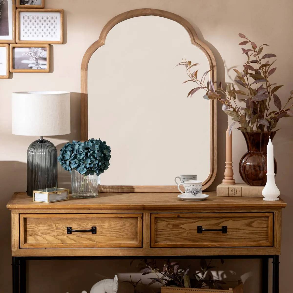 Atmosphera - Console 2 tiroirs "Danik" bois L110cm - Atmosphera Créateur d'intérieur - Image 6