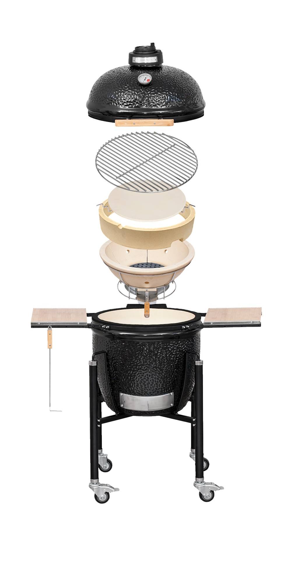 Kamado Monolith - BASIC Noir + Chariot - Image 3