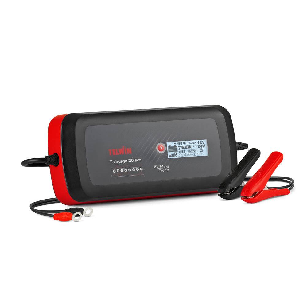 Chargeur de batterie T-Charge 20 EVO - 12V/24V - TELWIN - 807596 - Image 1