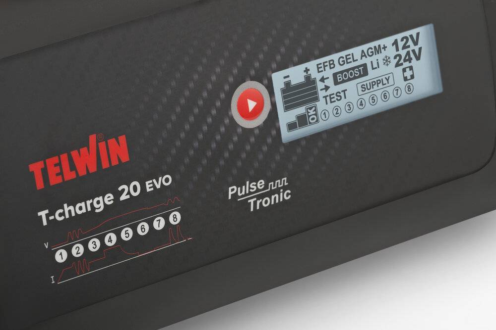 Chargeur de batterie T-Charge 20 EVO - 12V/24V - TELWIN - 807596 - Image 4