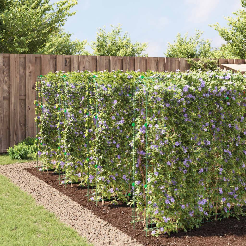 Lot de 4 Treillis Jardin Forme U en Acier Robuste pour Plantes Grimpantes et Potager Vert – ComfortXL Outdoor Living - Image 3