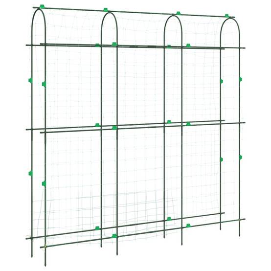 Lot de 4 Treillis Jardin Forme U en Acier Robuste pour Plantes Grimpantes et Potager Vert – ComfortXL Outdoor Living - Image 7
