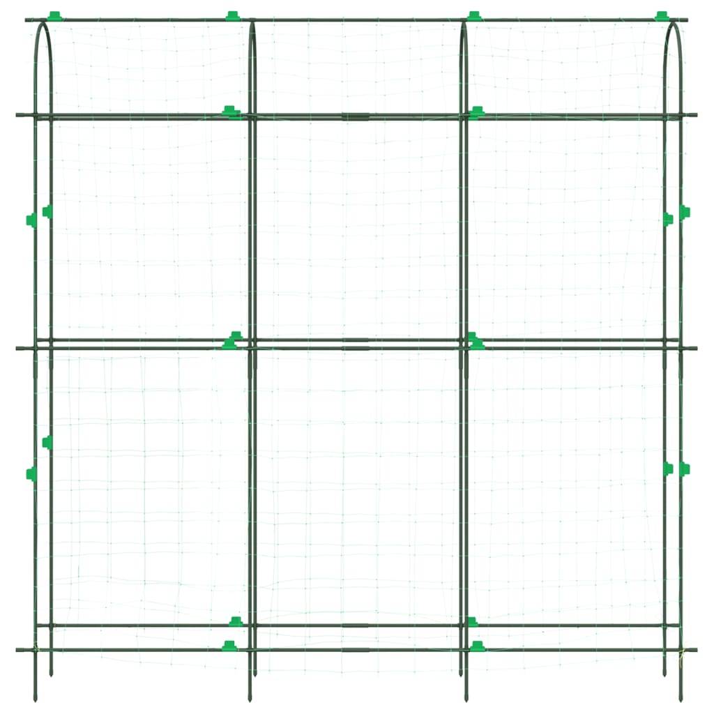 Lot de 4 Treillis Jardin Forme U en Acier Robuste pour Plantes Grimpantes et Potager Vert – ComfortXL Outdoor Living - Image 5