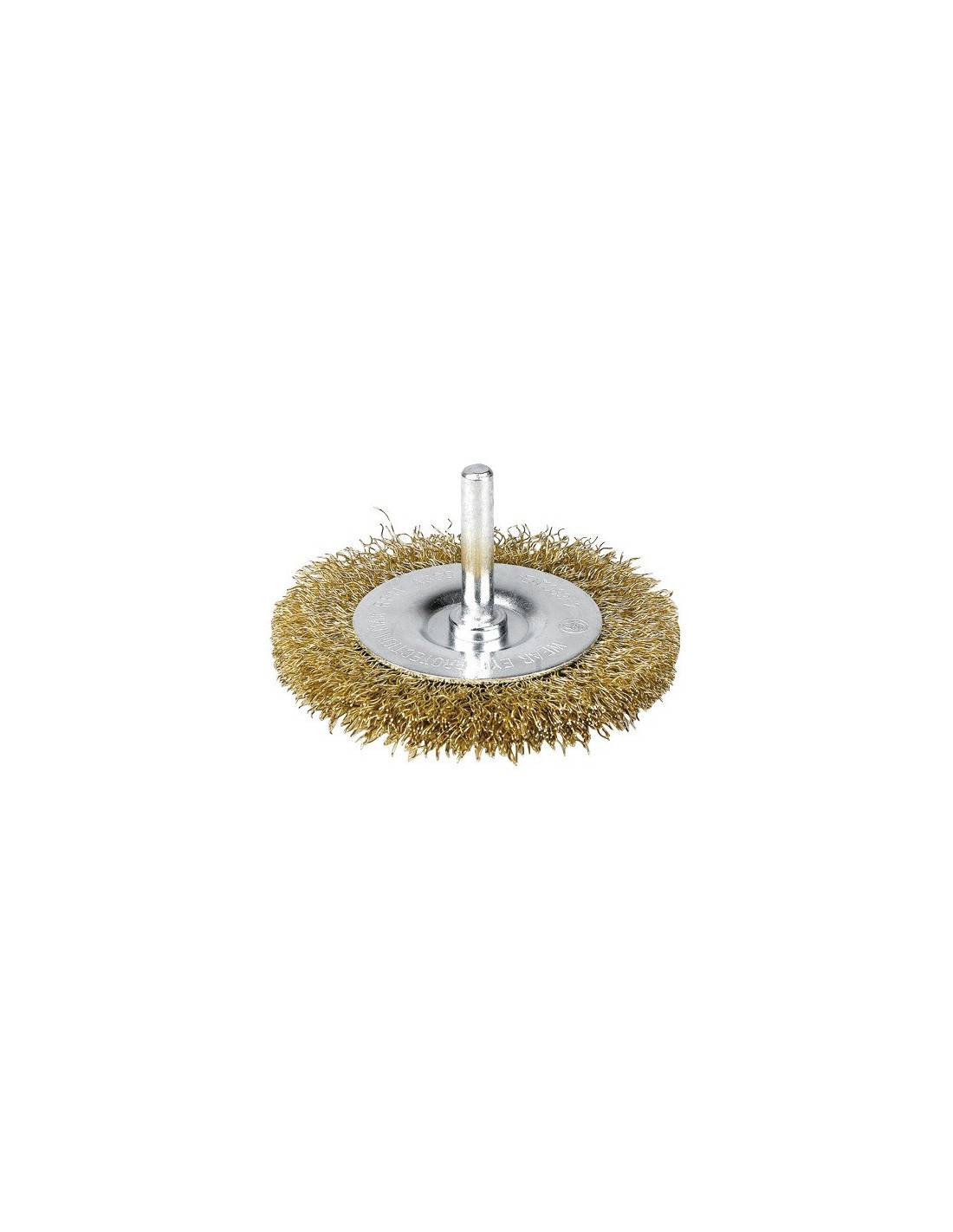 Brosse Circulaire Acier Ondulé 60mm Pour Perceuse - Scid