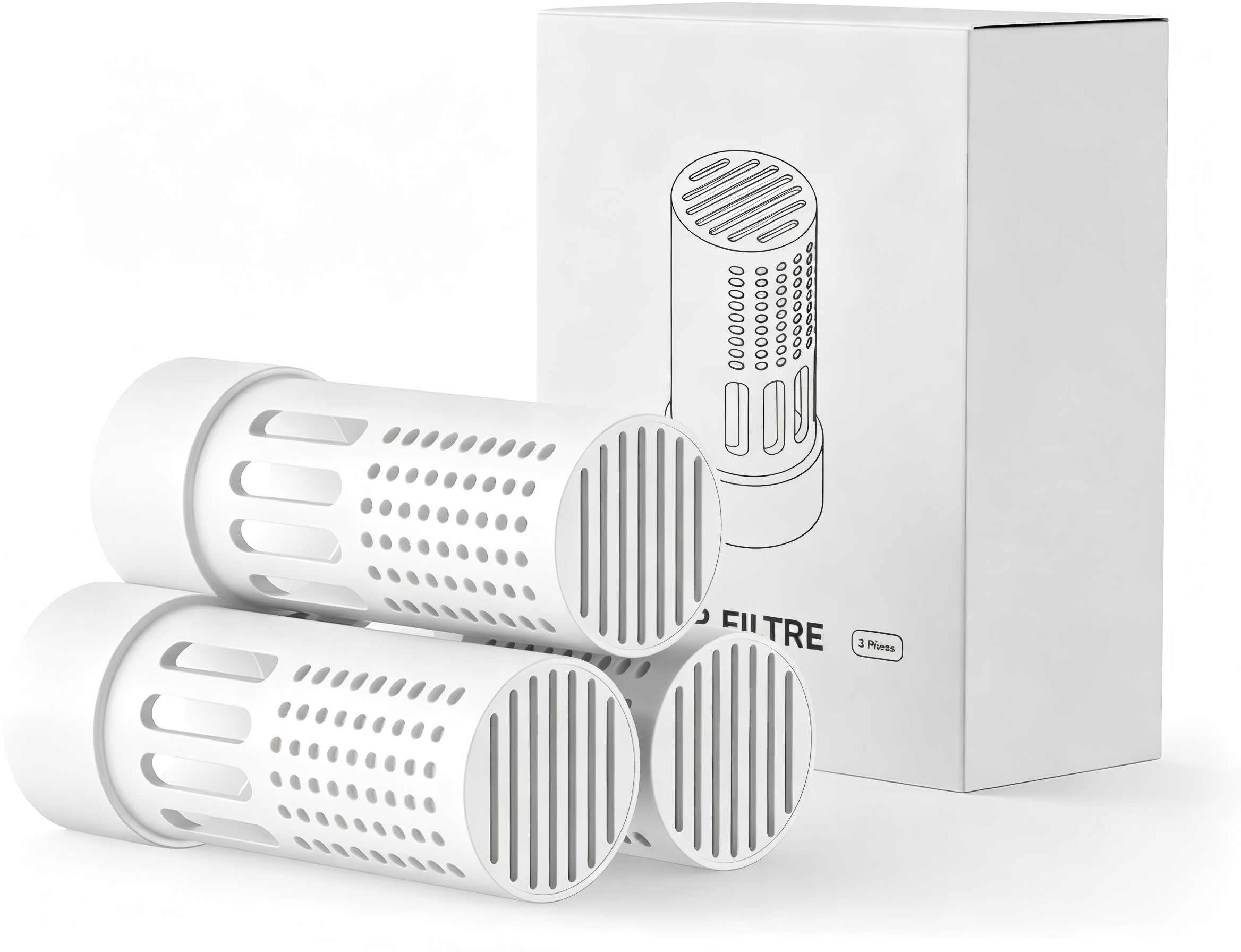 Sans Marque - Filtre de rechange pour distributeur d'eau automatique 2 en 1 DUDUPET - Image 1
