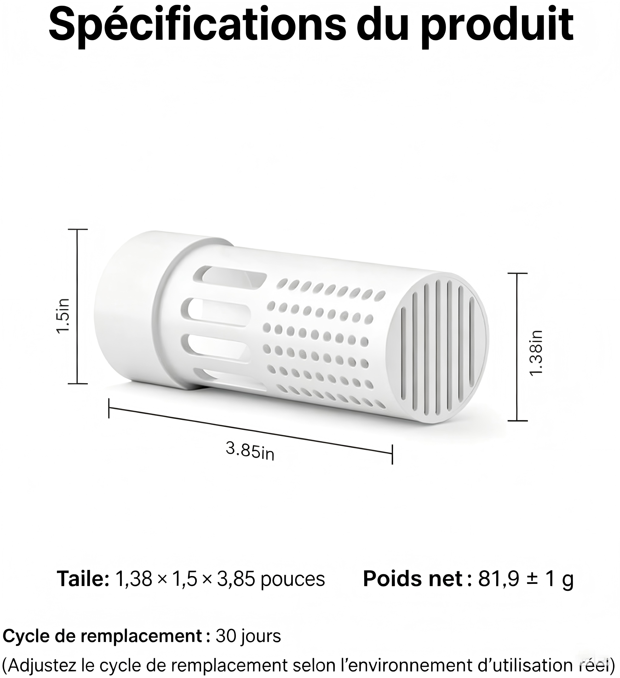 Sans Marque - Filtre de rechange pour distributeur d'eau automatique 2 en 1 DUDUPET - Image 4