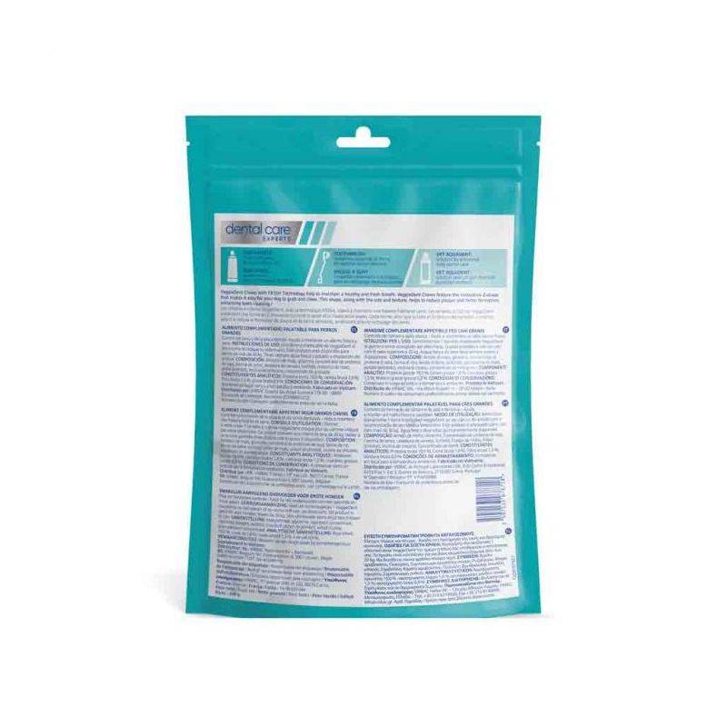 VeggieDent Fresh Virbac : Lamelles dentaires anti-plaque Chiens >30 kg - L - 1 Sachet de 15 lamelles - Image 2