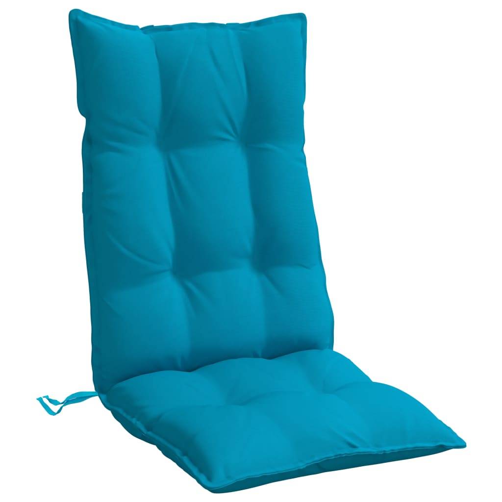PANGIVO - Coussins de chaise à dossier haut lot de 2 tissu Oxford bleu clair 120 x 50 x 7 cm - PANGIVO - Image 5