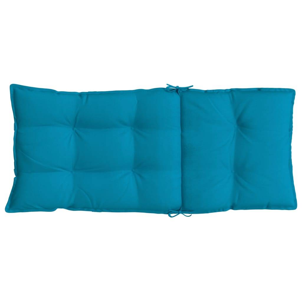 PANGIVO - Coussins de chaise à dossier haut lot de 2 tissu Oxford bleu clair 120 x 50 x 7 cm - PANGIVO - Image 7