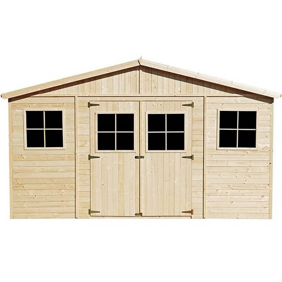 Abri de jardin - bois brut - 13 m² - Image 6