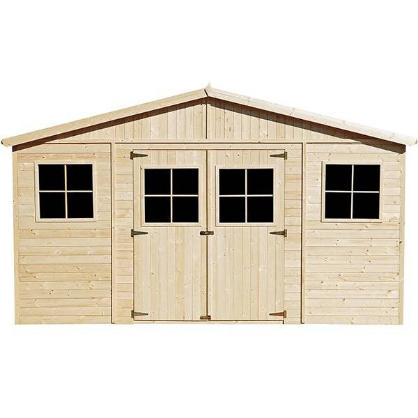 Abri de jardin - bois brut - 13 m² - Image 6