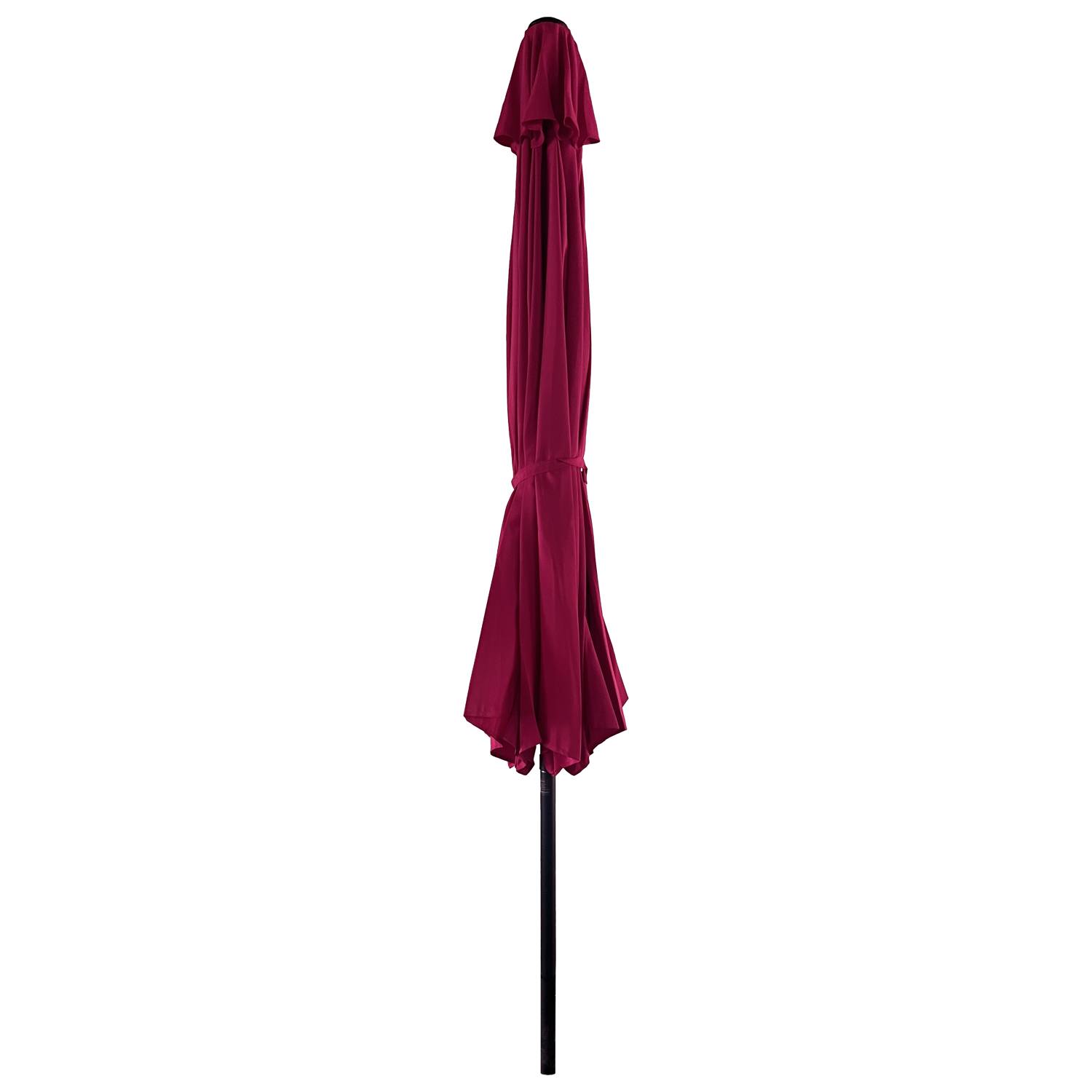 Happy Garden - Parasol droit HAPUNA rond 3,30m de diamètre fuchsia - HAPPY GARDEN - Image 2