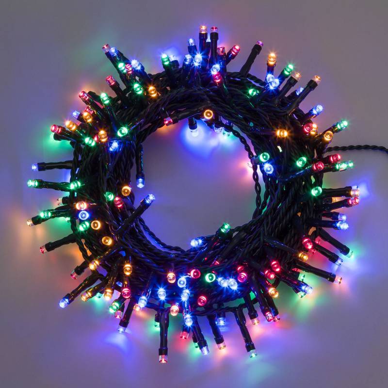 Lotti - Guirlande led 40M 1000 LED multicolore 8 jeux de lumière mémoire câble vert extérieur Lotti - Image 5