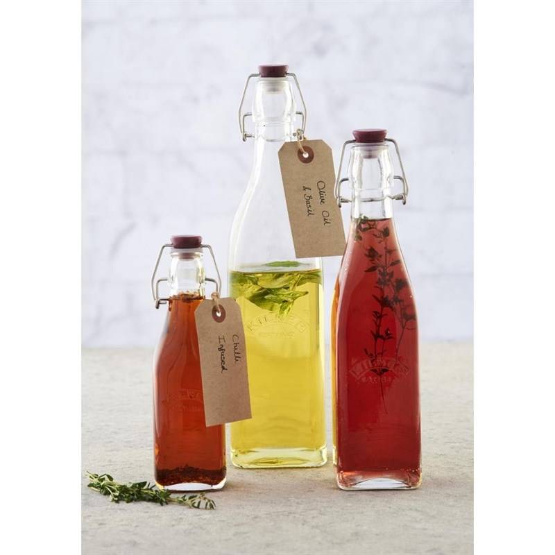 Relaxdays Lot De 24 Bouteilles En Verre 250ml Avec Bouchon Mécanique - Transparent