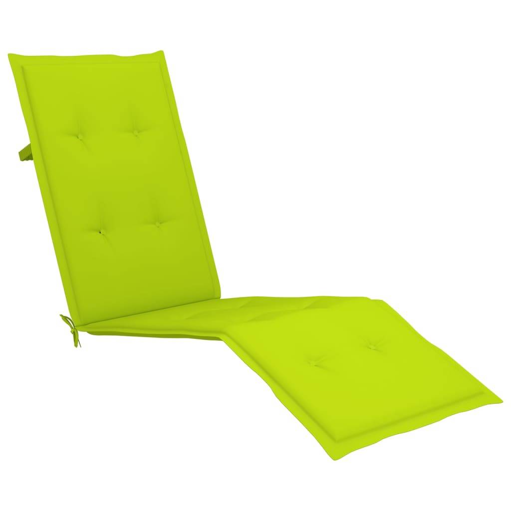 Helloshop26 - Transat chaise longue bain de soleil lit de jardin terrasse meuble d'extérieur avec repose-pied et coussin acacia solide - Image 6
