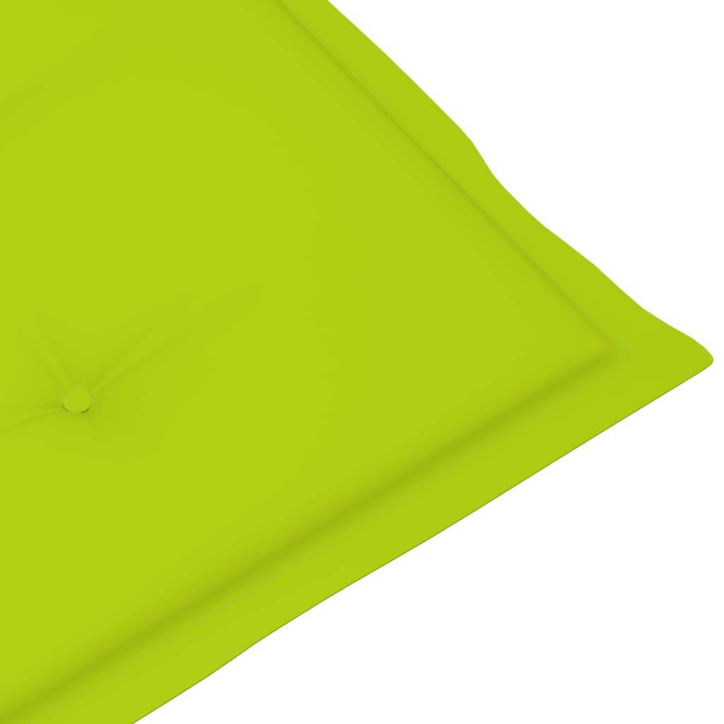 Helloshop26 - Transat chaise longue bain de soleil lit de jardin terrasse meuble d'extérieur avec repose-pied et coussin acacia solide - Image 8