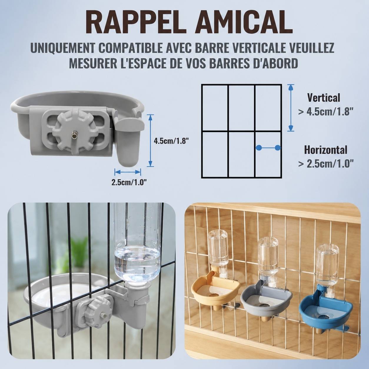 Distributeur Automatique Nourriture et Eau pour Animaux de Compagnie Grand Volume Pratique - Image 5