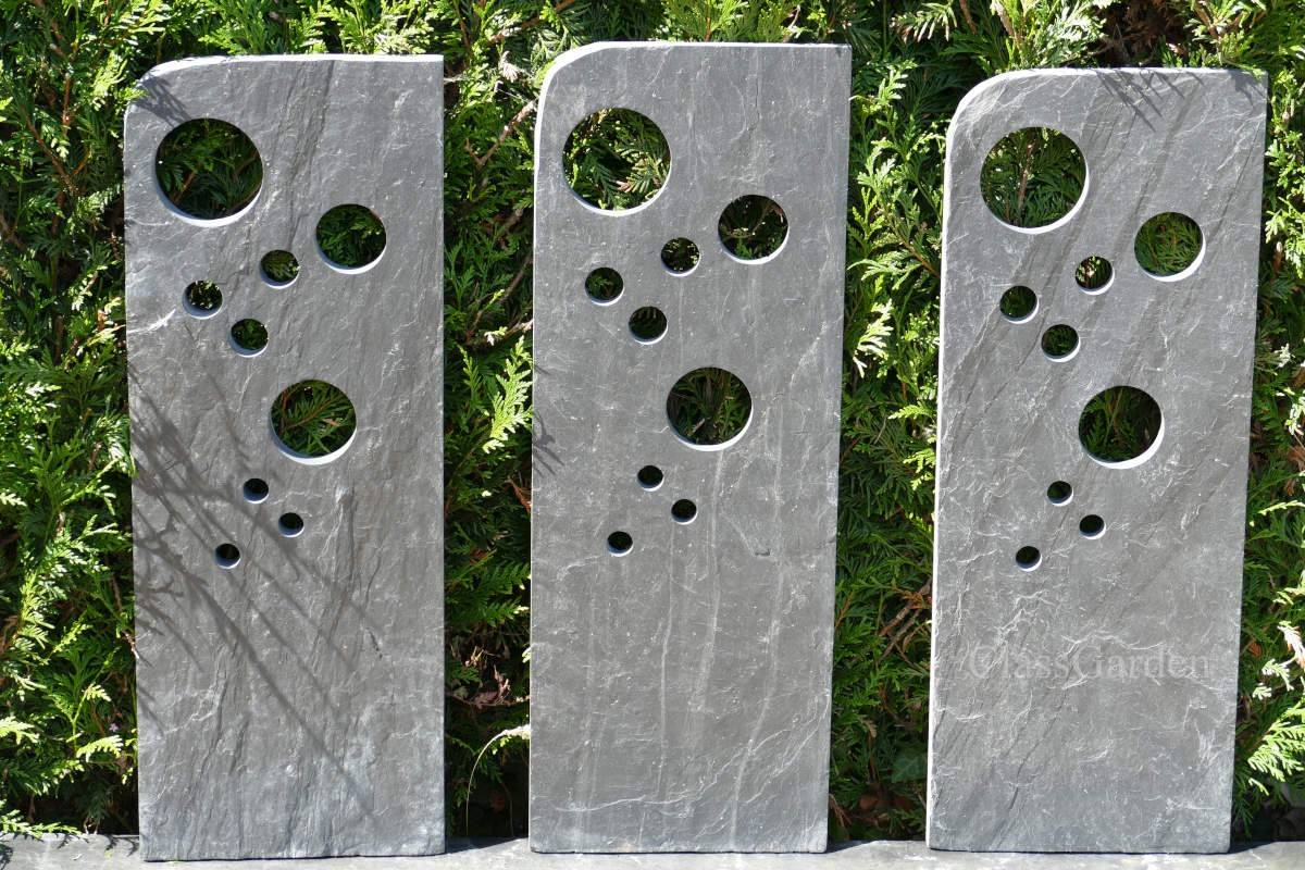 ClassGarden - TOTEM ARDOISE 80 cm - Bullettes - Pack de 3 Totems - Image 1