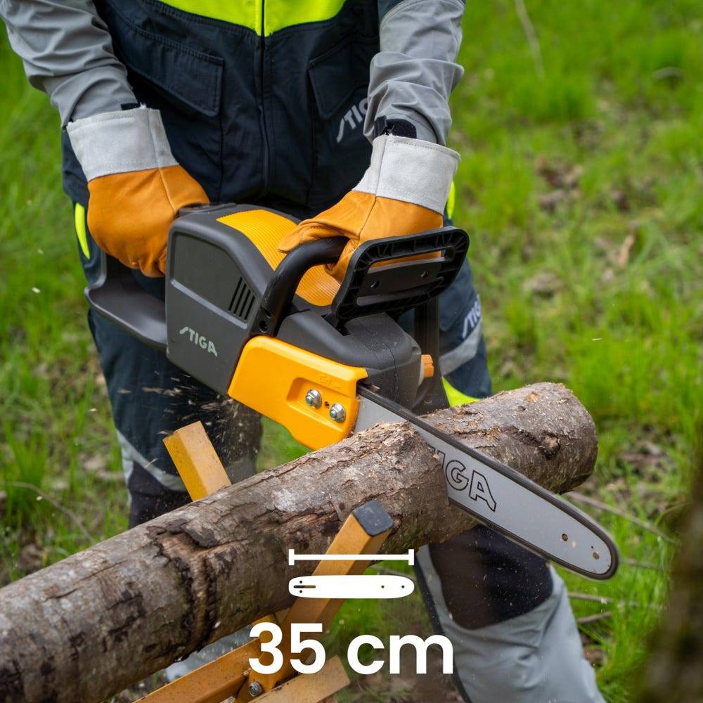 Stiga - Tronçonneuse CS 700e, 48V, 1.2 kW moteur brushless, chaîne PX, sécurité inertielle - STIGA - Image 5