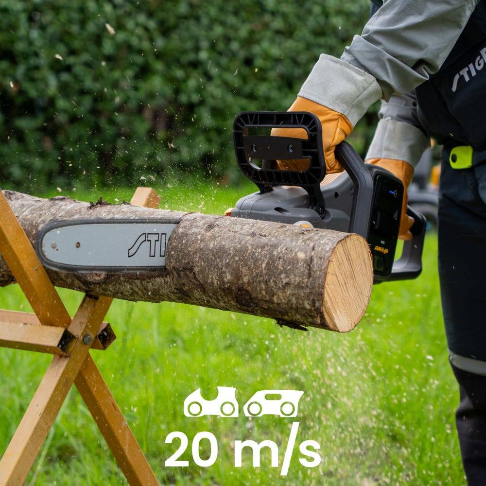 Stiga - Tronçonneuse CS 700e, 48V, 1.2 kW moteur brushless, chaîne PX, sécurité inertielle - STIGA - Image 6