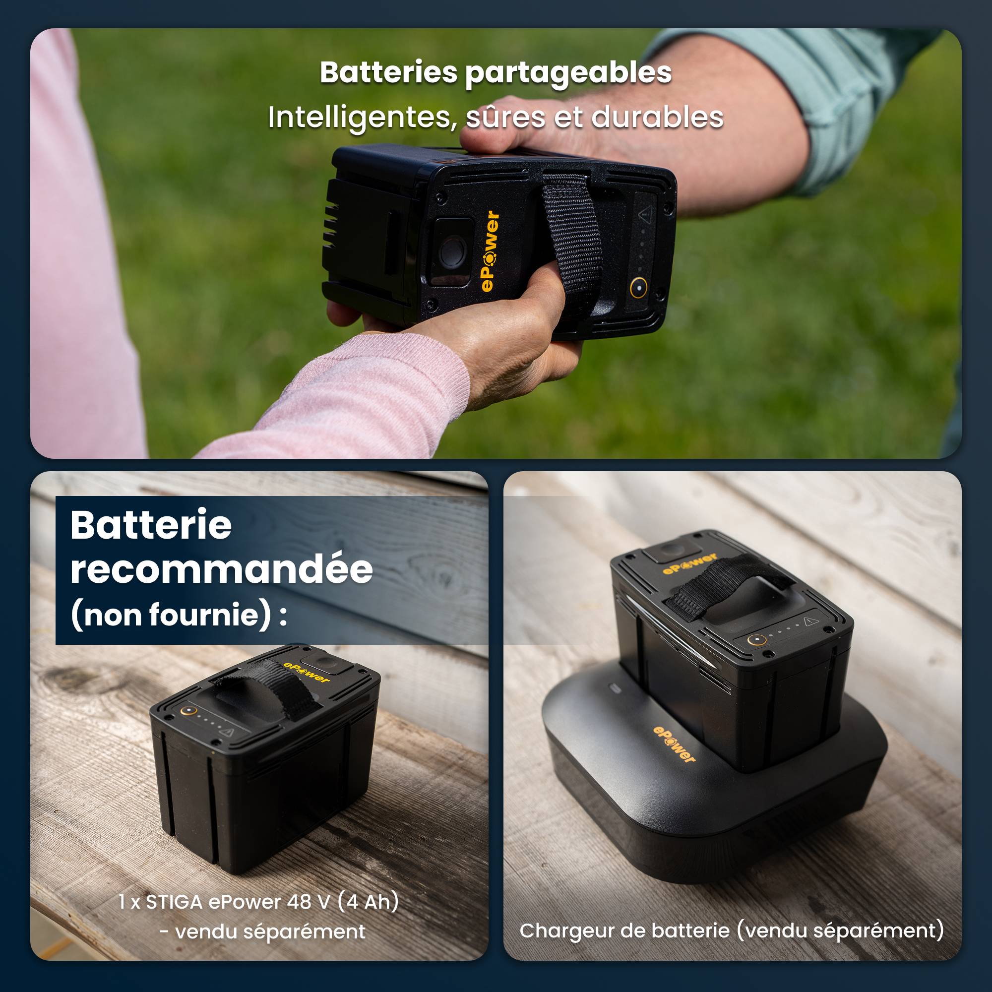Stiga - Tronçonneuse CS 700e, 48V, 1.2 kW moteur brushless, chaîne PX, sécurité inertielle - STIGA - Image 3