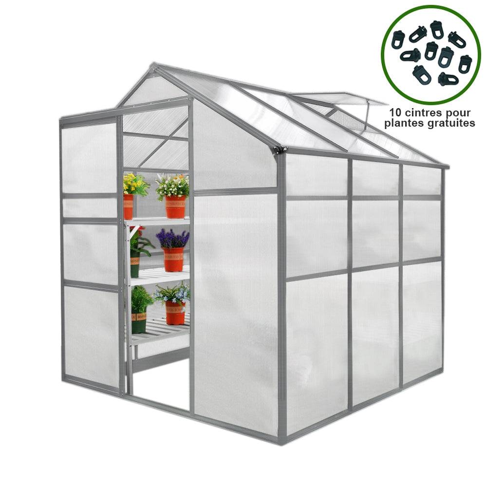 Monstershop - Serre de Jardin 1.8mx1.8m sans Base - Image 2