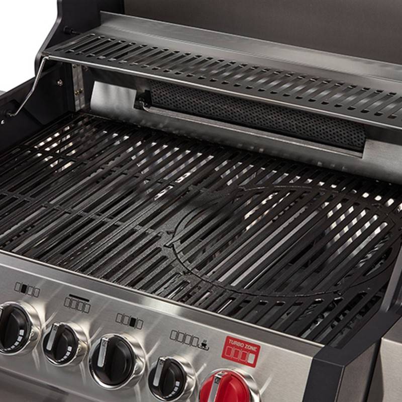 Barbecue Monroe Black Pro 3K Turbo - ENDERS - 3 brûleurs dont 1 Turbo Zone + plaque plancha offerte - Image 4
