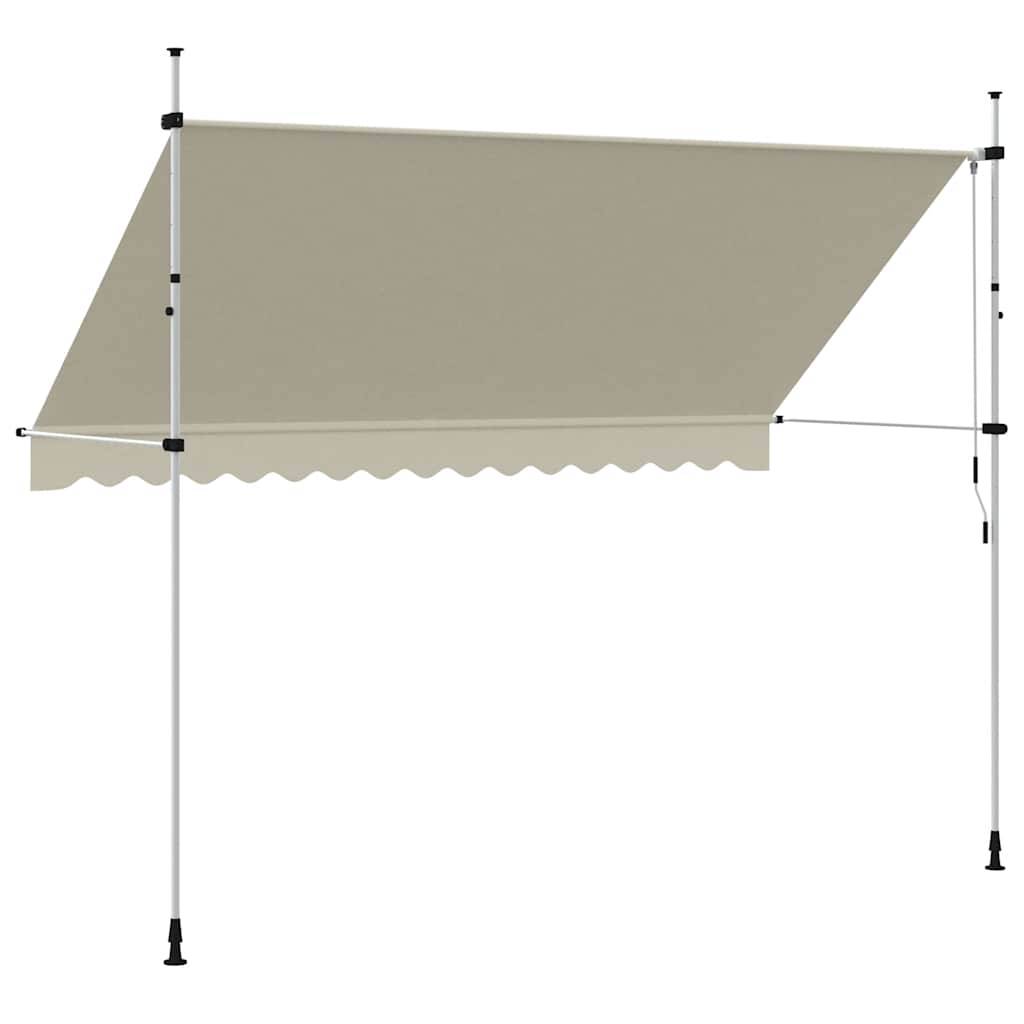 Vidaxl - Auvent manuel rétractable 350 cm Crème vidaXL 143697 - Image 6